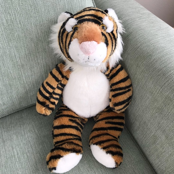 Nanco Animaland 16” Stuffed Tiger w/Poodle Skirt - Picture 2 of 5